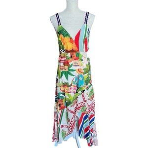 FARM Rio Multicolor Asymmetrical Dress